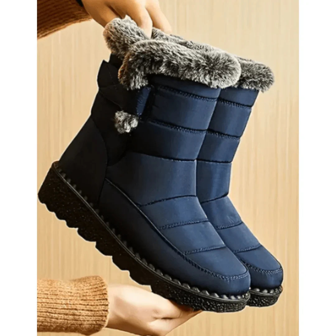 Warme winterlaarzen dames waterafstotend met antislipzool 1