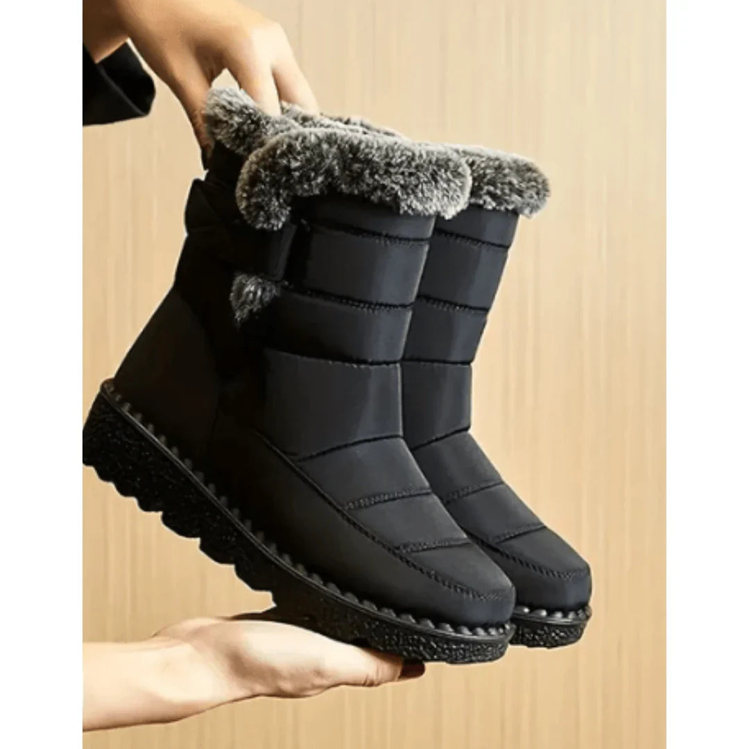 Warme winterlaarzen dames waterafstotend met antislipzool 2