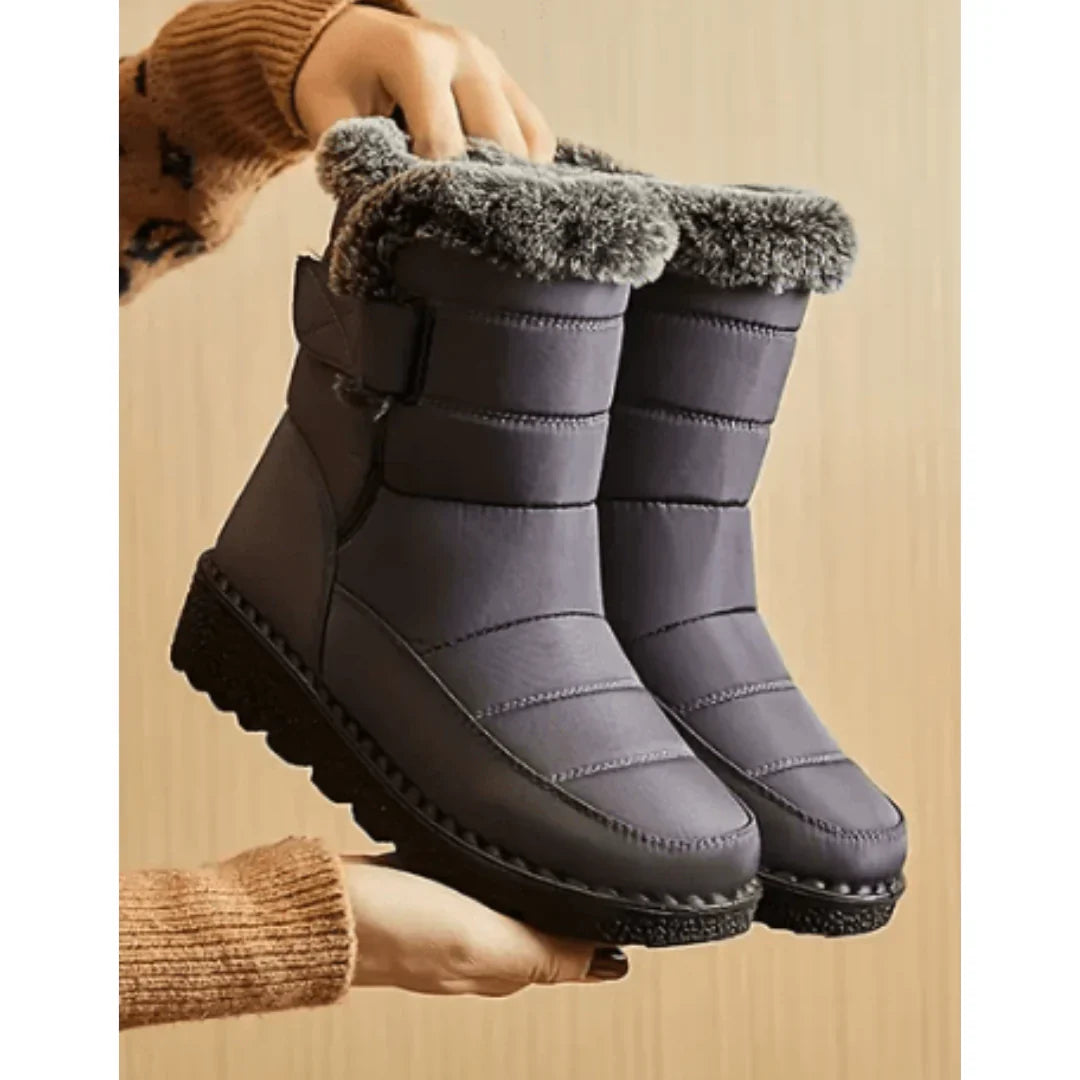 Warme winterlaarzen dames waterafstotend met antislipzool 3