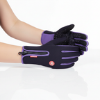 Waterafstotende sporthandschoenen dames met touchscreen 1