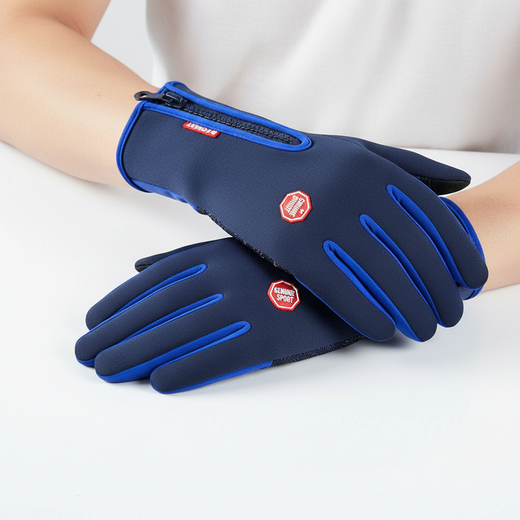 Waterafstotende sporthandschoenen dames met touchscreen 7