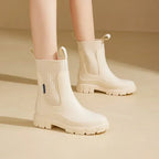 Waterdichte chelsea boots dames met elastische instap en antislipzool 11