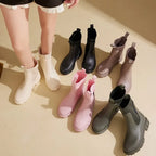Waterdichte chelsea boots dames met elastische instap en antislipzool 12