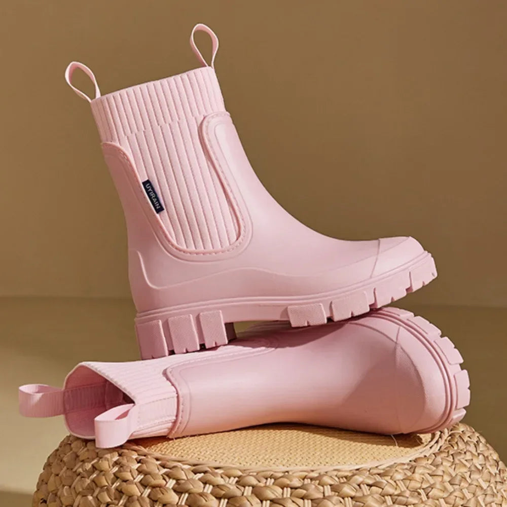 Waterdichte chelsea boots dames met elastische instap en antislipzool 7