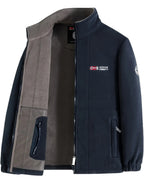 Winterjas heren fleece met opstaande kraag 1