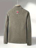 Winterjas heren fleece met opstaande kraag 18