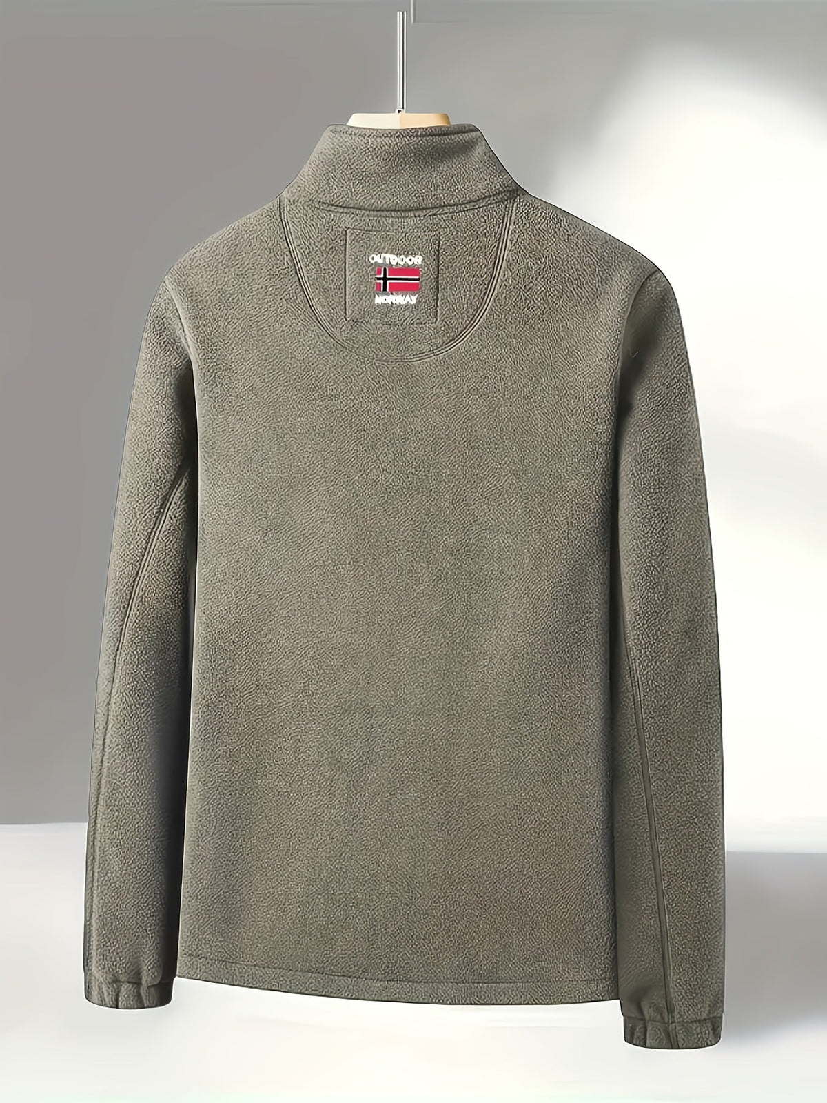 Winterjas heren fleece met opstaande kraag 18