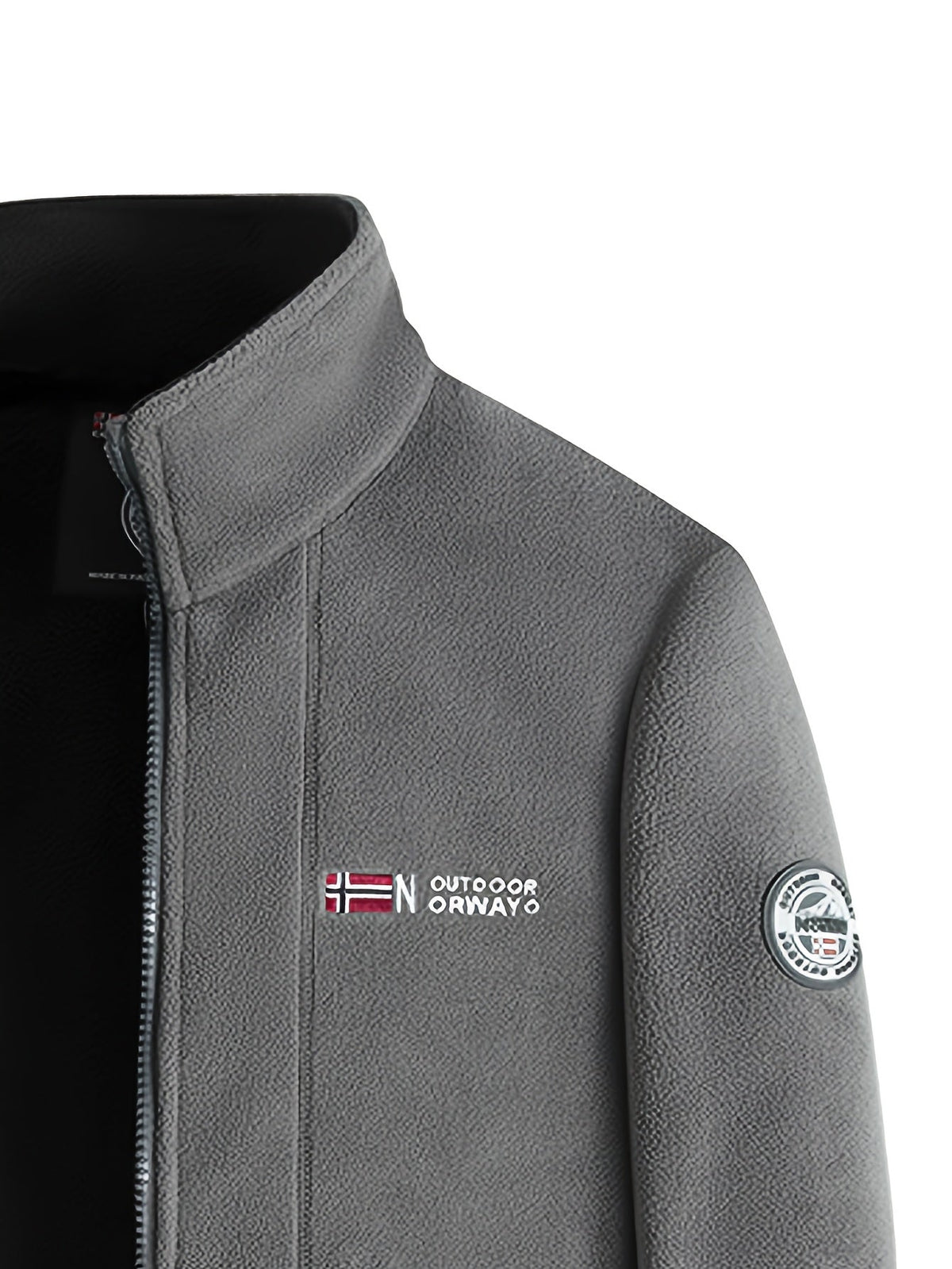 Winterjas heren fleece met opstaande kraag 23