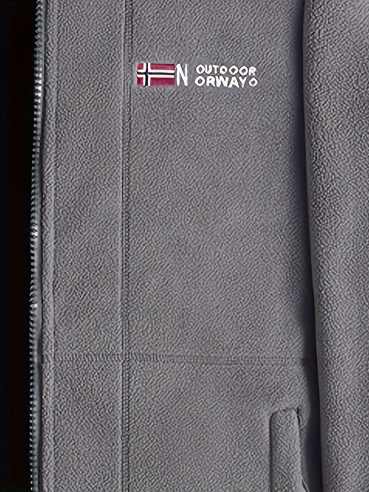 Winterjas heren fleece met opstaande kraag 24