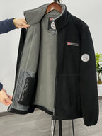 Winterjas heren fleece met opstaande kraag 26