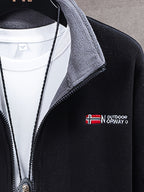 Winterjas heren fleece met opstaande kraag 28