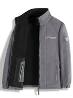 Winterjas heren fleece met opstaande kraag 4