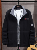 Winterjas heren fleece met opstaande kraag 5