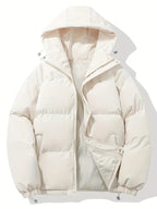 Winterjas heren gewatteerd met capuchon 2