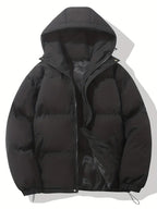 Winterjas heren gewatteerd met capuchon 3