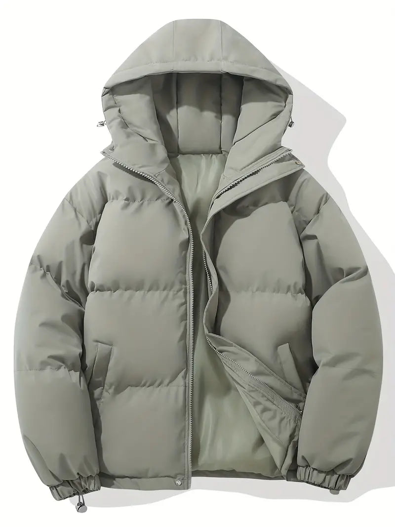 Winterjas heren gewatteerd met capuchon 4