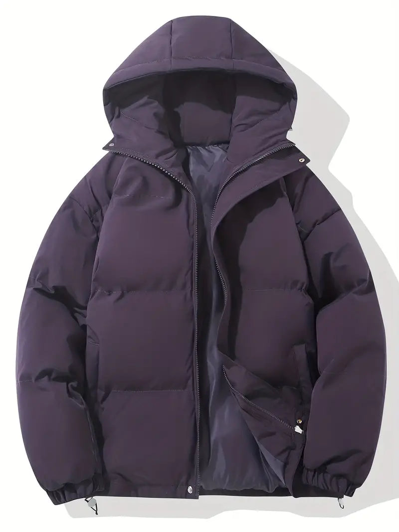 Winterjas heren gewatteerd met capuchon 5