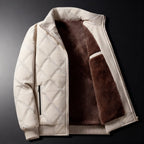 Winterjas heren met gewatteerd ontwerp en fleecevoering 2