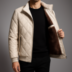 Winterjas heren met gewatteerd ontwerp en fleecevoering 9