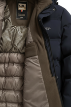 Winterjas heren parka gewatteerd met capuchon en ritssluiting 12
