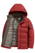 Winterjas heren parka gewatteerd met capuchon en ritssluiting 16