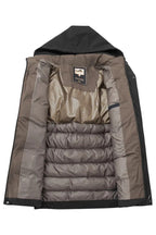 Winterjas heren parka gewatteerd met capuchon en ritssluiting 19