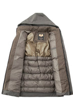 Winterjas heren parka gewatteerd met capuchon en ritssluiting 20