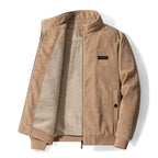 Winterjas heren van corduroy met fleecevoering 4
