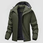 Winterjas heren waterafstotend met capuchon en fleecevoering 2