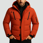 Winterjas heren waterafstotende puffer met capuchon 4