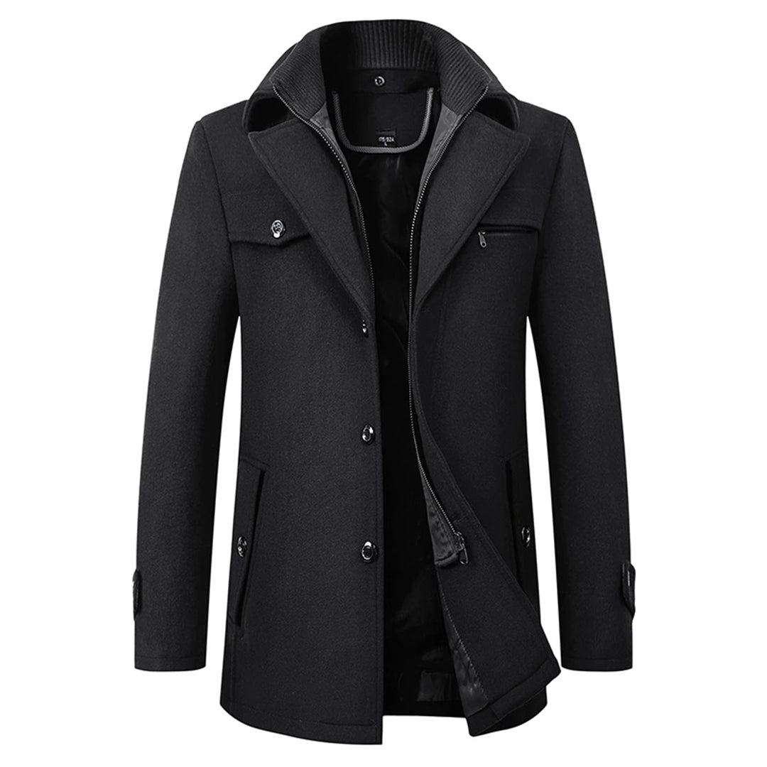 Winterjas heren wollen met elegante snit 1