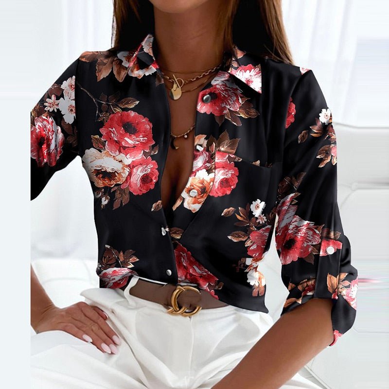 Quitterie - Blouse met kraag dames