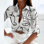 Quitterie - Blouse met kraag dames