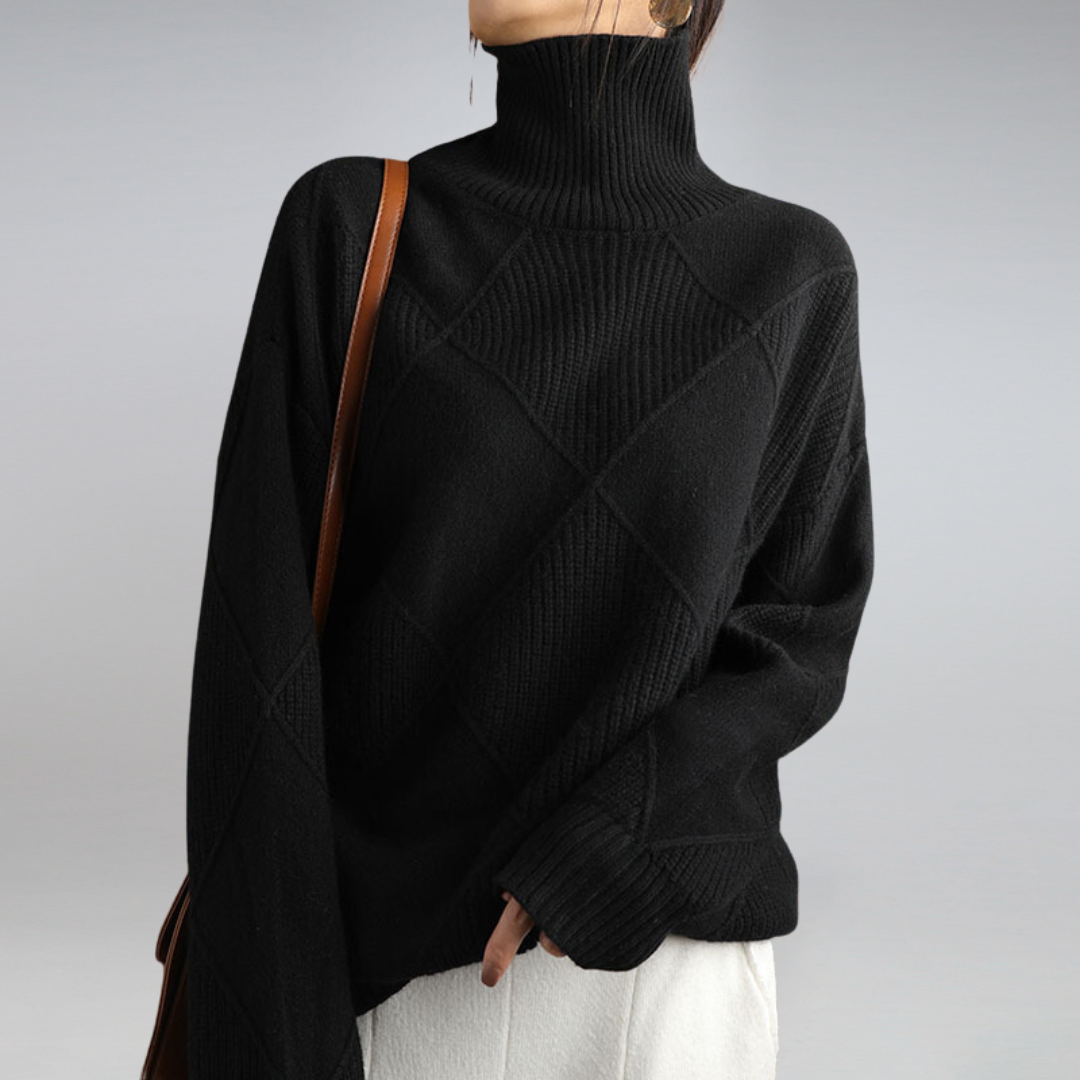 Wollen coltrui dames warm en ademend voor de winter 7