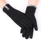 Wollen handschoenen dames met touchscreen 1