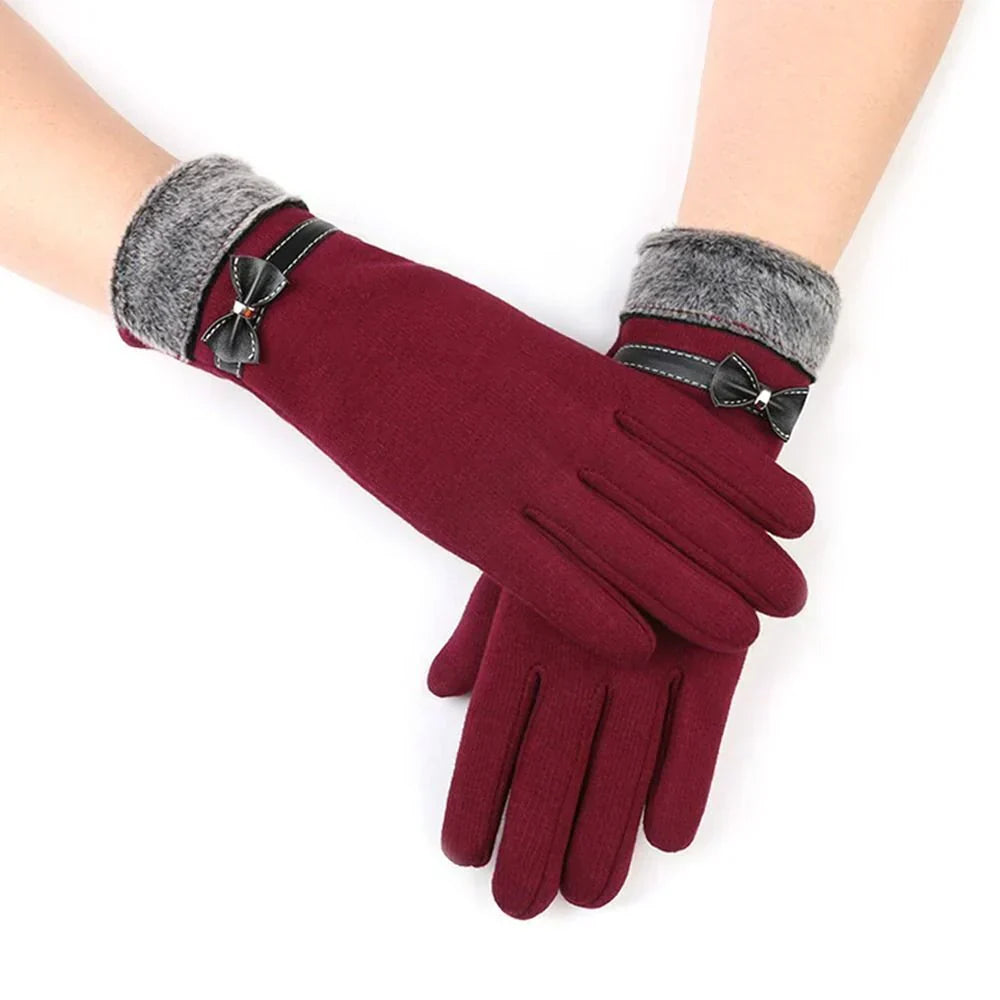 Wollen handschoenen dames met touchscreen 6
