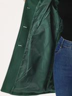 Wollen trenchcoat dames met enkele rij knopen en getailleerde pasvorm 11