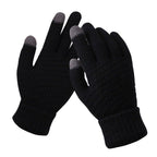 Zachte gebreide handschoenen dames met touchscreen 1