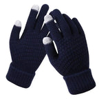 Zachte gebreide handschoenen dames met touchscreen 5